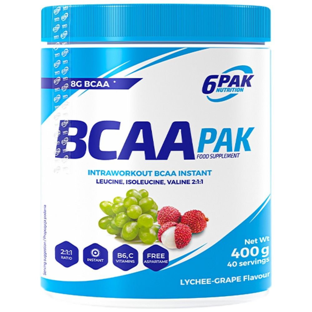 BCAA PAK 2: 1: 1 Незабавен - 400 грама