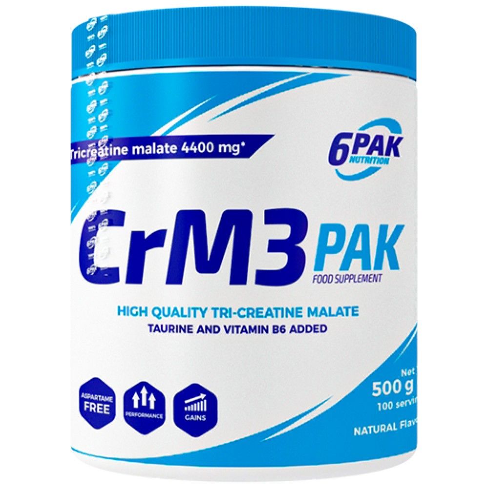 CRM3 PAK (Tri -Ceatine Malate + Taurine) - 500 грама