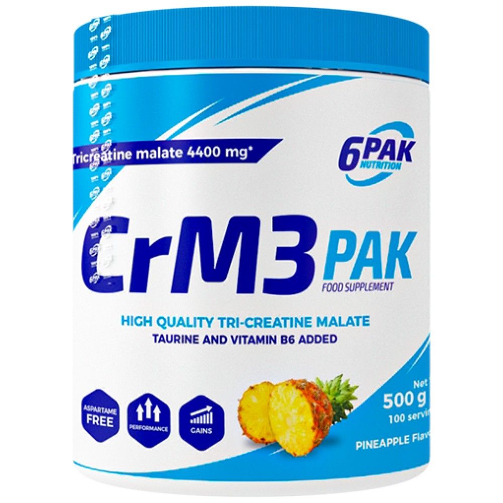 CRM3 PAK (Tri -Ceatine Malate + Taurine) - 500 грама