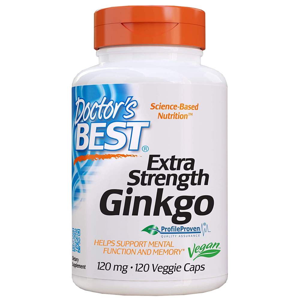 Най -добрата допълнителна сила Ginkgo 120 mg - 120 капсули