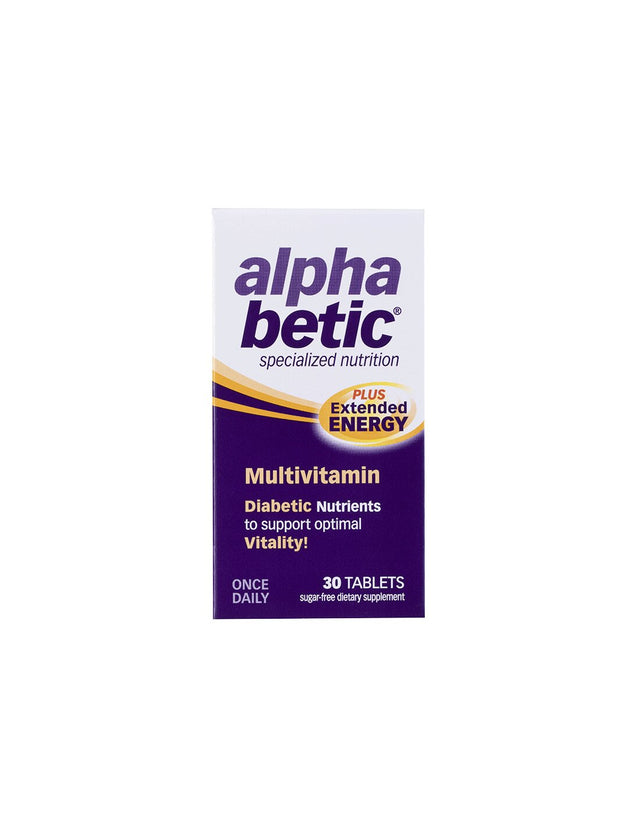 Енергизиращи мултивитамини за диабетици - Alpha betic®, 30 таблетки - Feel You