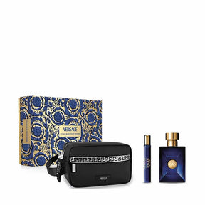 Versace Dylan Blue Pour Homme Eau De Toilette Spray 100ml Set 3 Pieces - Nutra Best Europe
