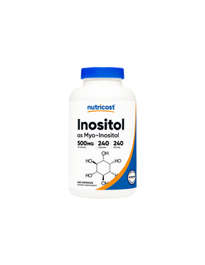 Hormonal Imbalance - Inositol (Myo Inositol/Vitamin B8), 500mg/240 Capsules Nutricost - Nutra Best Europe