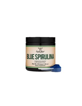 Blue spirulina Powder, 30 g Double Wood - Nutra Best Europe