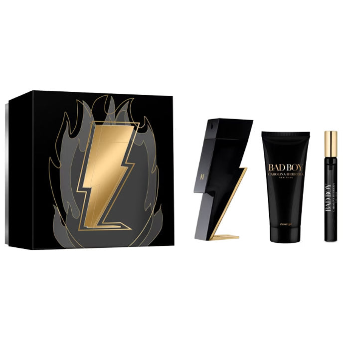 <tc>CAROLINA HERRERA</tc> Bad Boy Тоалетна вода Спрей 100 мл Комплект 3 бр