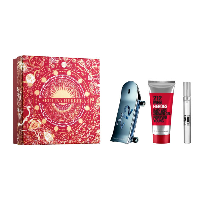 <tc>CAROLINA HERRERA</tc> 212 Heroes Eau De Toilette Spray 90ml Комплект 3 части