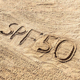 Овлажняващ слънцезащитен крем за лице SPF 50 с хиалуронова киселина против стареене - 40 ml
