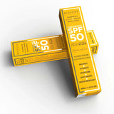 Овлажняващ слънцезащитен крем за лице SPF 50 с хиалуронова киселина против стареене - 40 ml