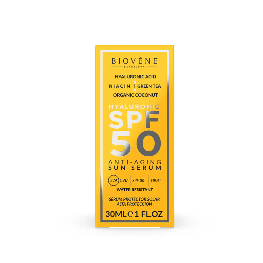 Слънцезащитен крем против стареене SPF 50 с хиалуронова киселина - 30 ml
