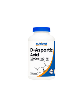 Men's Health - D-Aspartic Acid, 3000mg/180 Capsules Nutricost - Nutra Best Europe