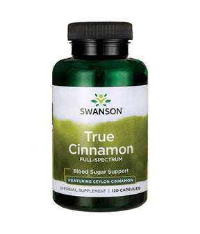 Full Spectrum True Cinnamon 300 mg - 120 capsules - Nutra Best Europe