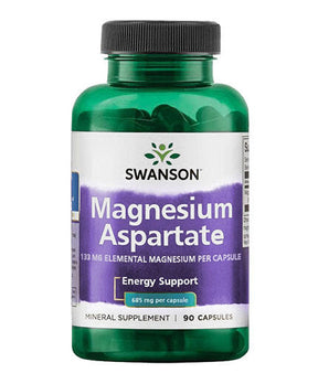 Magnesium Aspartate 685 mg - 90 capsules - Nutra Best Europe