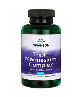 Triple Magnesium Complex 400 mg - 300 capsules - Nutra Best Europe