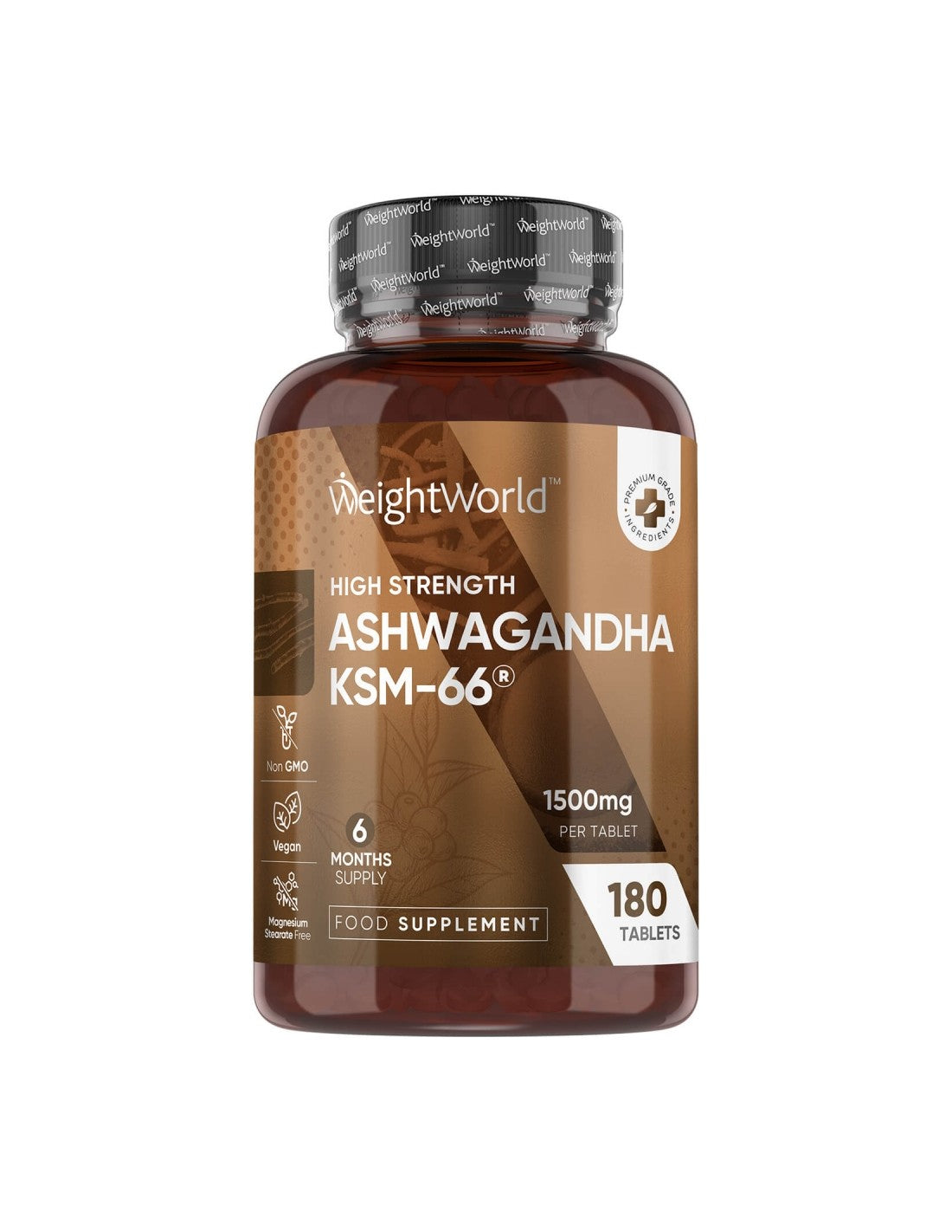 Стрес и добро настроение - Ashwagandha KSM -66®, 150 mg x 180 таблетки