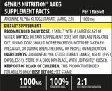 AAKG 1000 mg 180 таблетки
