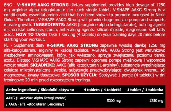 AAKG силен 1250 mg - 150 таблетки
