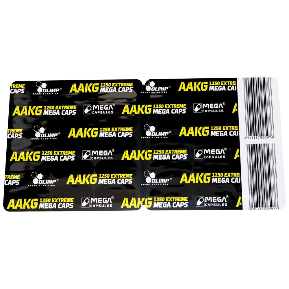 AAKG Extreme 1250 Mega Caps - 30 капсули
