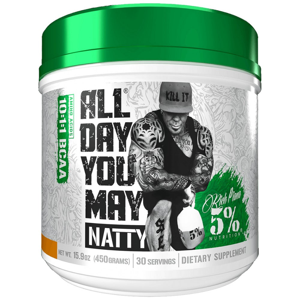 Цял ден можете | Natty BCAA 10: 1: 1 съотношение 450 грама