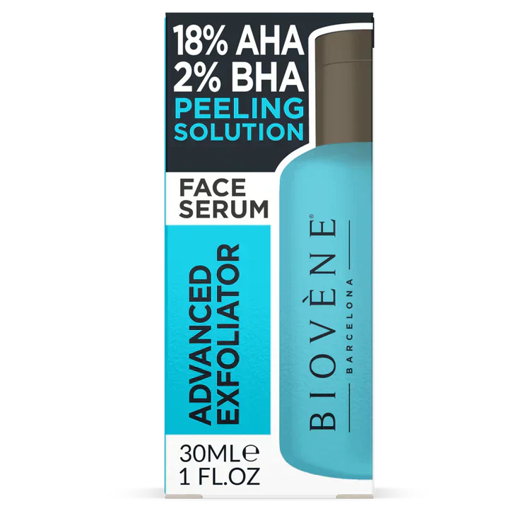 Разтвор на пилинг AHA + BHA за дълбоко почистване и подновяване на кожата 30 ml