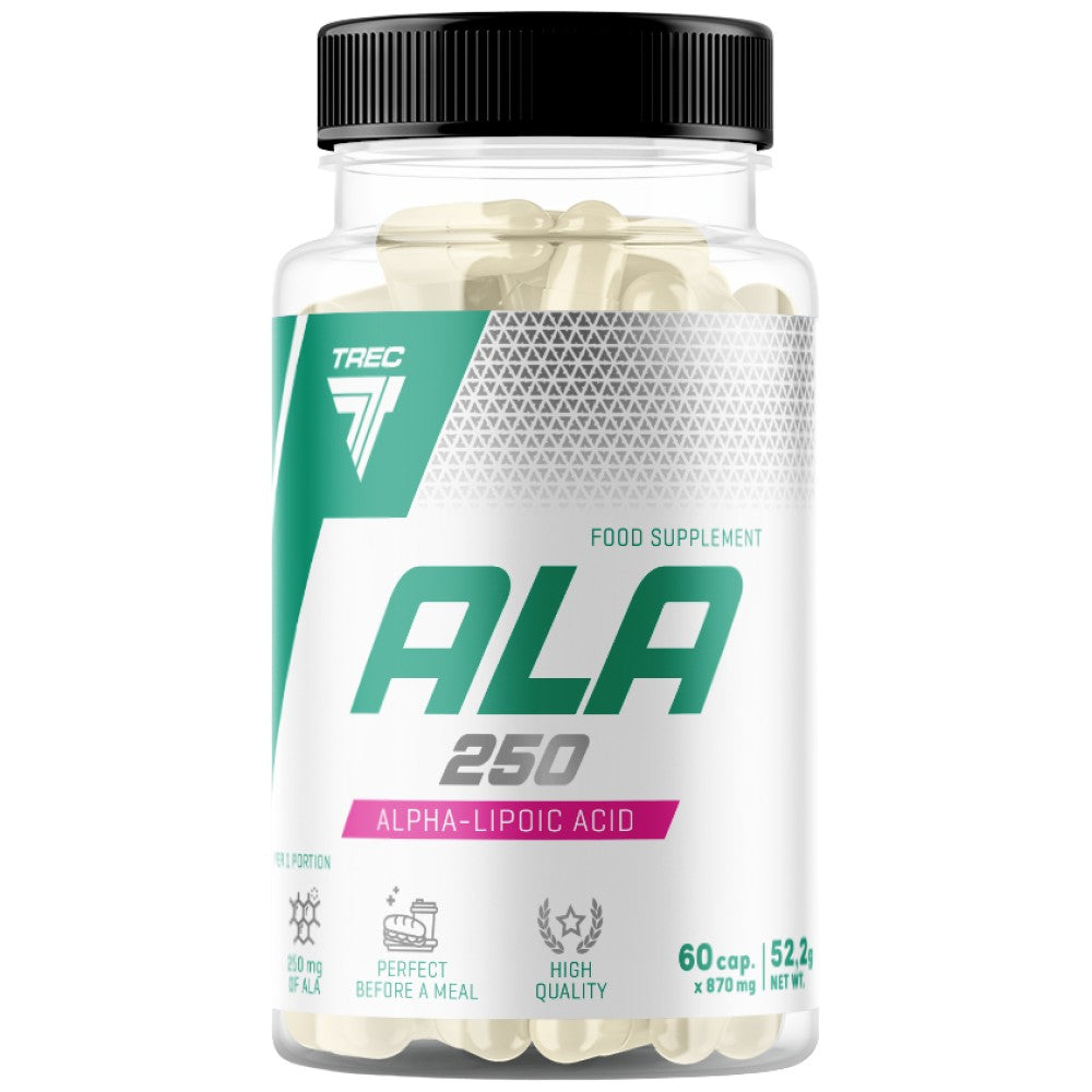 Ala 250 | Алфа липоева киселина 250 mg - 60 капсули