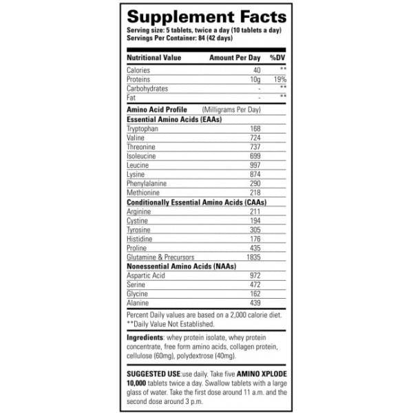 Amino Xplode 10 000 - 420 таблетки