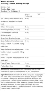 ACAI Daily Complex 1000 mg - 90 капсули