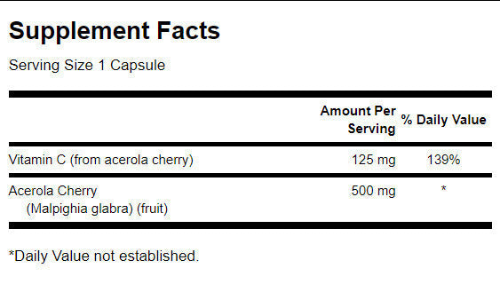 Acerola 500 mg - 60 капсули