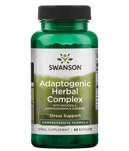 Адаптогенен билков комплекс | С Rhodiola Ashwagandha Ginseng - 60 капсули