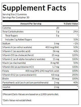 Multivitamin Gummies за възрастни | Праскова, оранжева и ягода - 60 дъвчащи таблетки