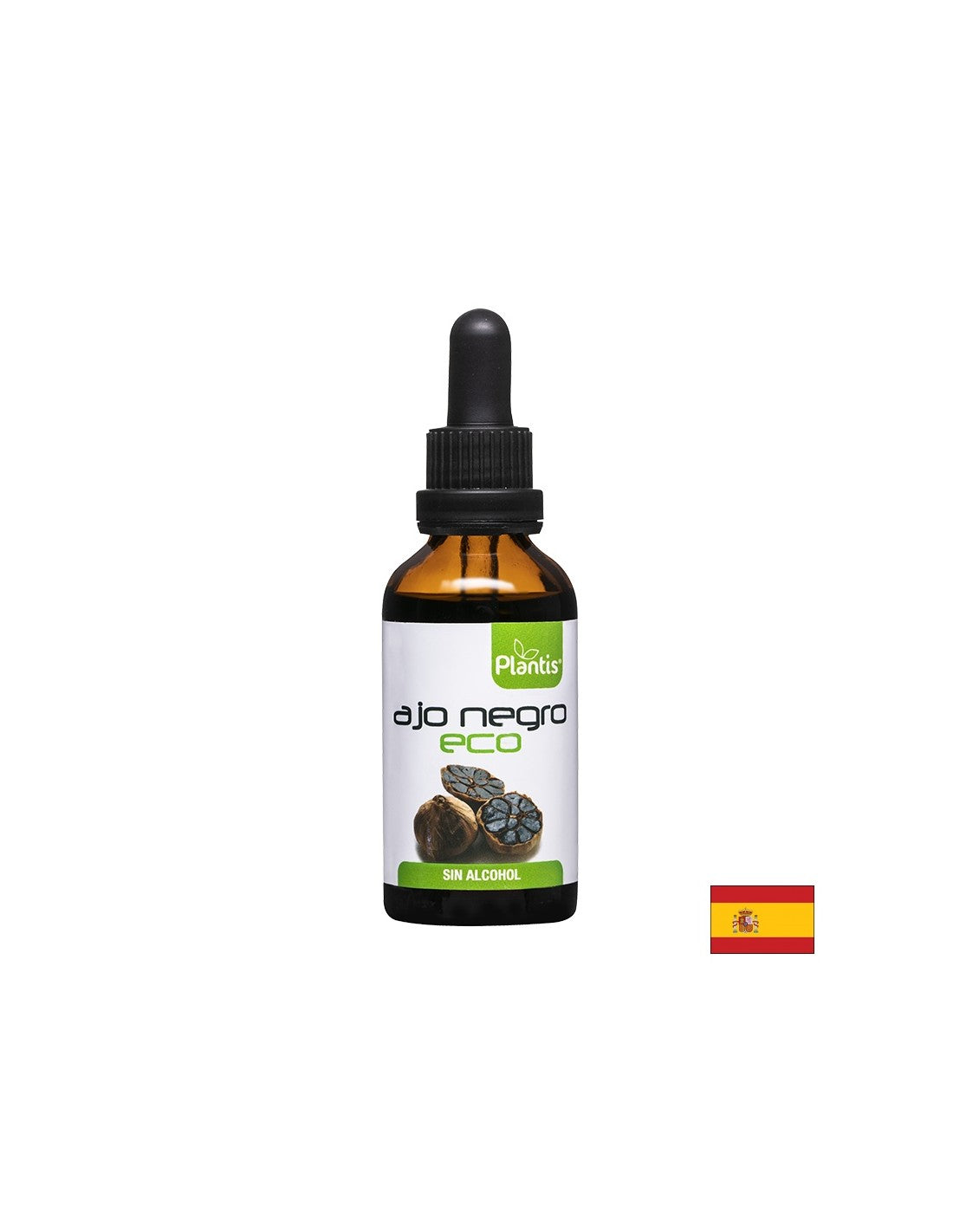 Черно чесън Органично - здраве на сърцето и имунитет - Ajo Negro Eco Plantis®, тинктура без алкохол, 50 ml