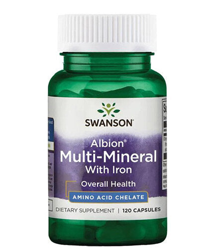 Albion Multi -Mineral с желязо - 120 капсули