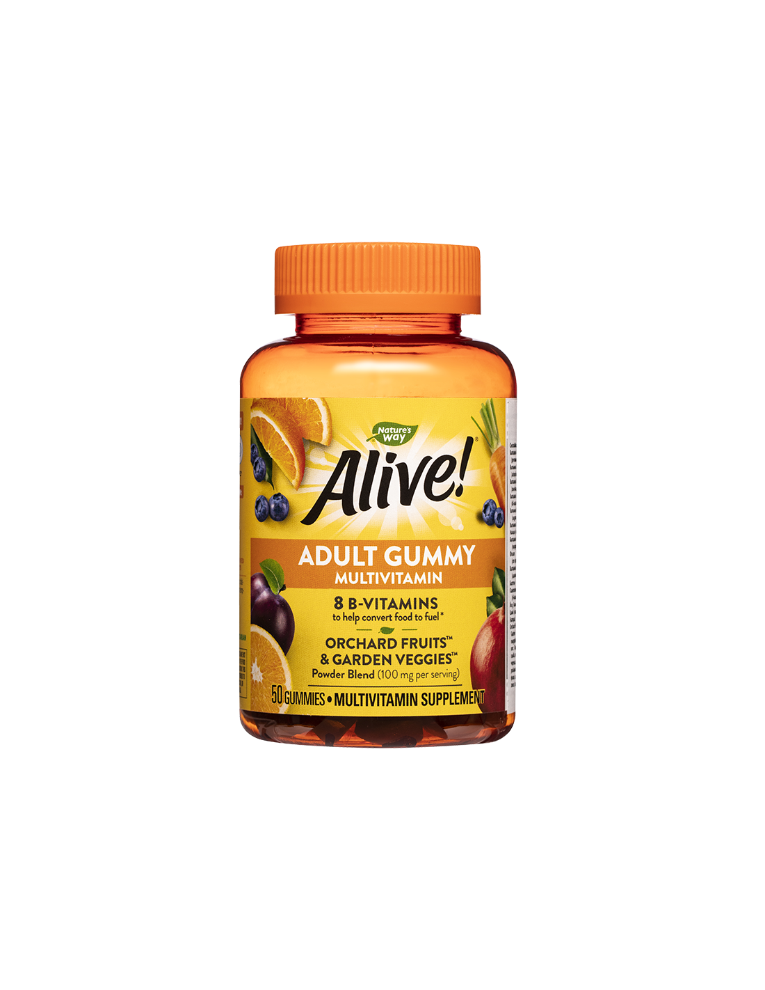 <tc>Alive</tc>! Мултивитамини за възрастни Gummy/ <tc>Alive</tc>! Мултивитамини, 50 желирани таблетки Nature's Way