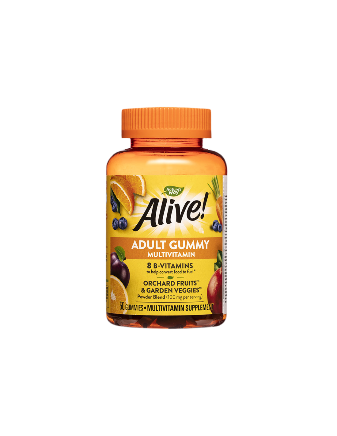 <tc>Alive</tc>! Мултивитамини за възрастни Gummy/ <tc>Alive</tc>! Мултивитамини, 50 желирани таблетки Nature's Way