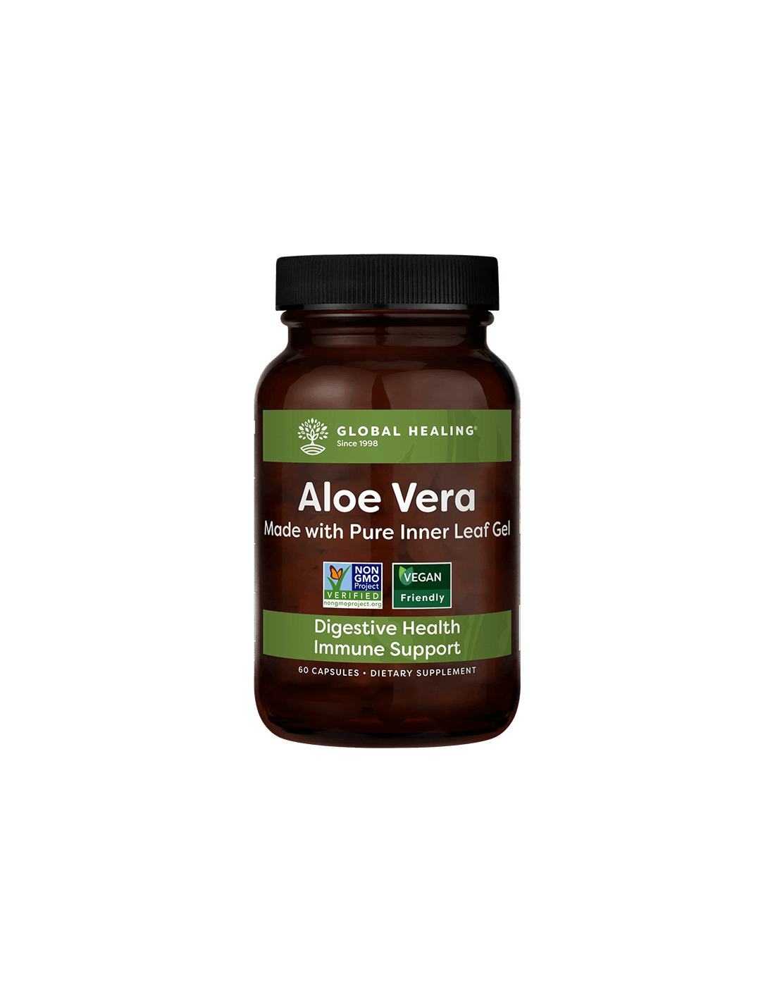 Биоактивна формула на Aloe Fuzion ™ биоактивна формула на алое вера, 60 капсули глобално изцеление