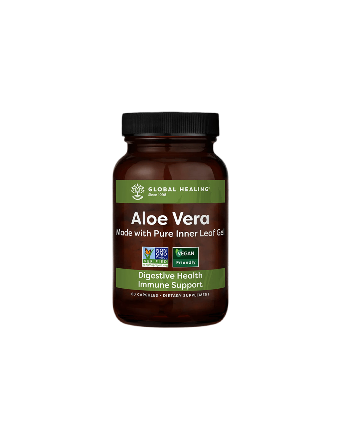 Биоактивна формула на Aloe Fuzion ™ биоактивна формула на алое вера, 60 капсули глобално изцеление