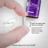Alpha Lipoic Acid 650mg /120 капсули, 120 дози/ <tc>Nutravita</tc>