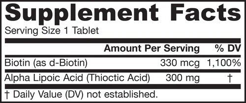 Alpha Lipoic Sustain 300 mg - 120 таблетки