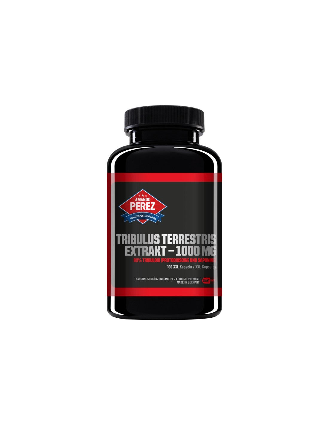 Amando Perez® Tribulus Terrestris Extrakt - Tribulus Terrestris (Бабин зъб) 1000 mg, 90% Tribuloid, 100 XXL капсули <tc>Vitabay</tc>