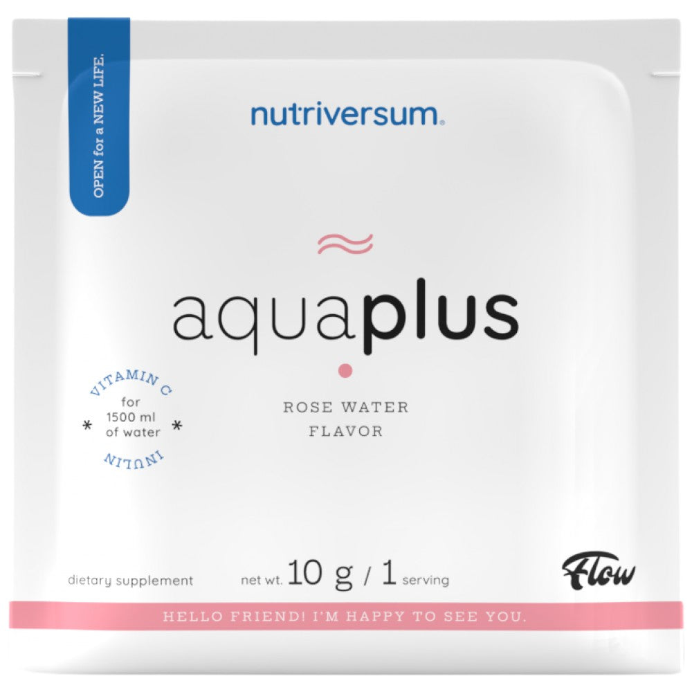 Aqua+ | Освежаваща напитки на прах с витамин С и инулин - 10 грама