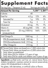 Арктика -D черна маслена течност с черен дроб 850 mg - 237 ml