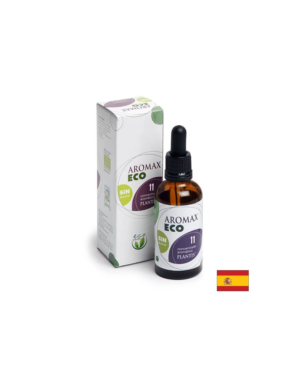 Билкова тинктура за нервната система - Aromax Eco 11 Plantis®, без алкохол, 50 ml