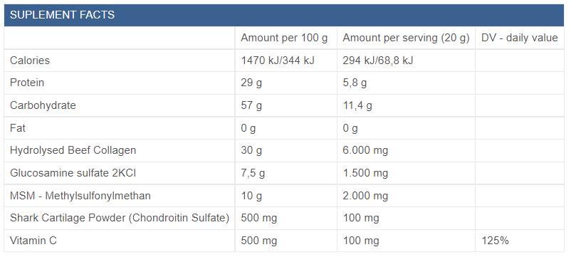 Artrox Powder/Collagen + съвместен комплекс - 500 грама