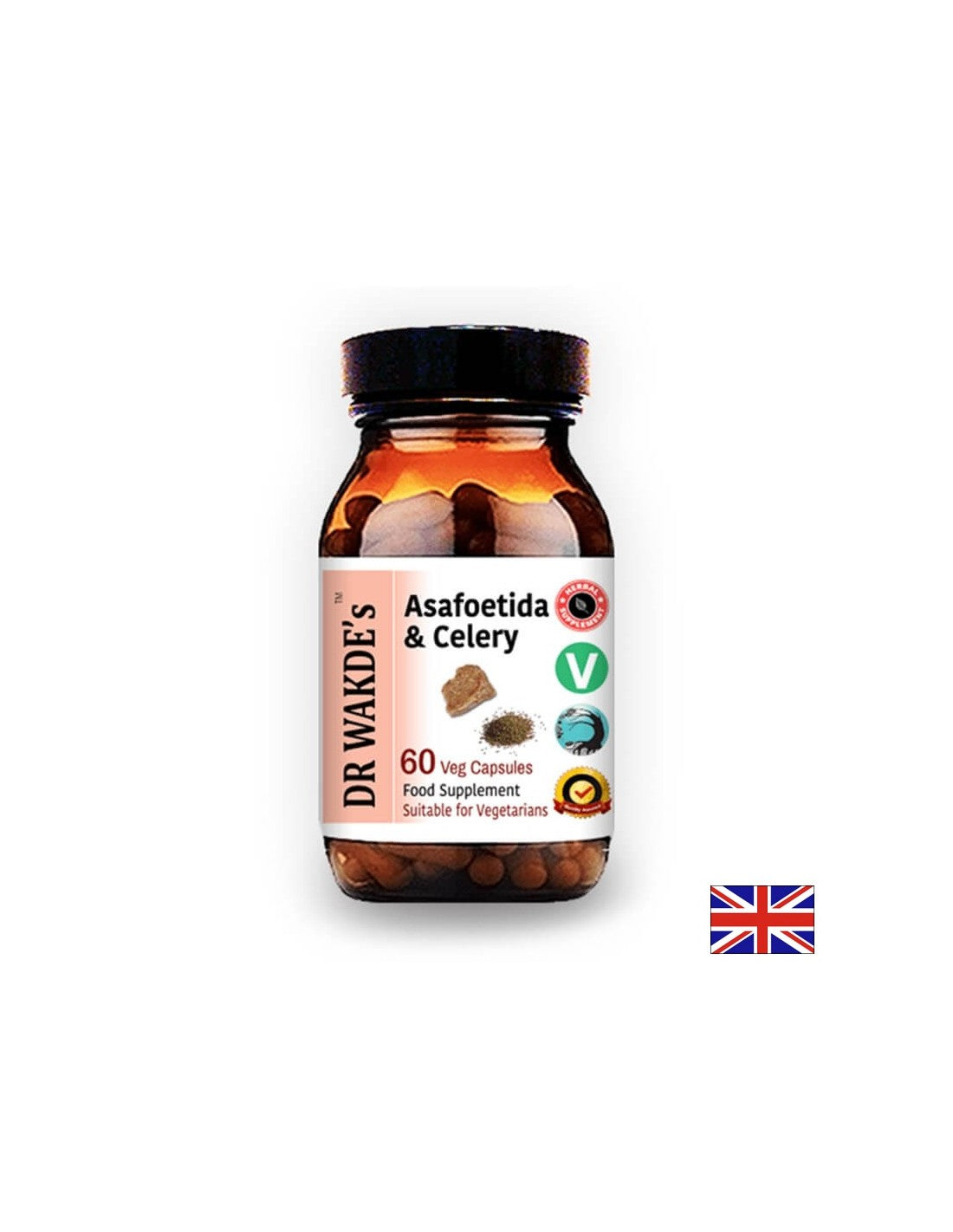 Asafoetida & Celery - успокоява храносмилателната и нервната система, 60 капсули