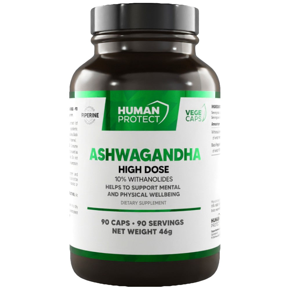 Ashwagandha 400 mg | Висока доза 10% от вотанолиди - 90 капсули