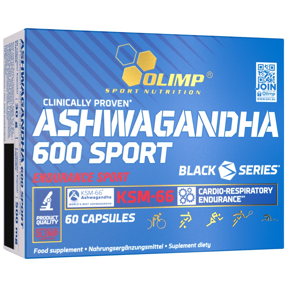 Ashwagandha 600 Sport | KSM -66 - 60 капсули
