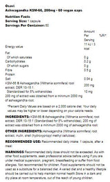 Ashwagandha KSM -66® 200 mg - 180 капсули