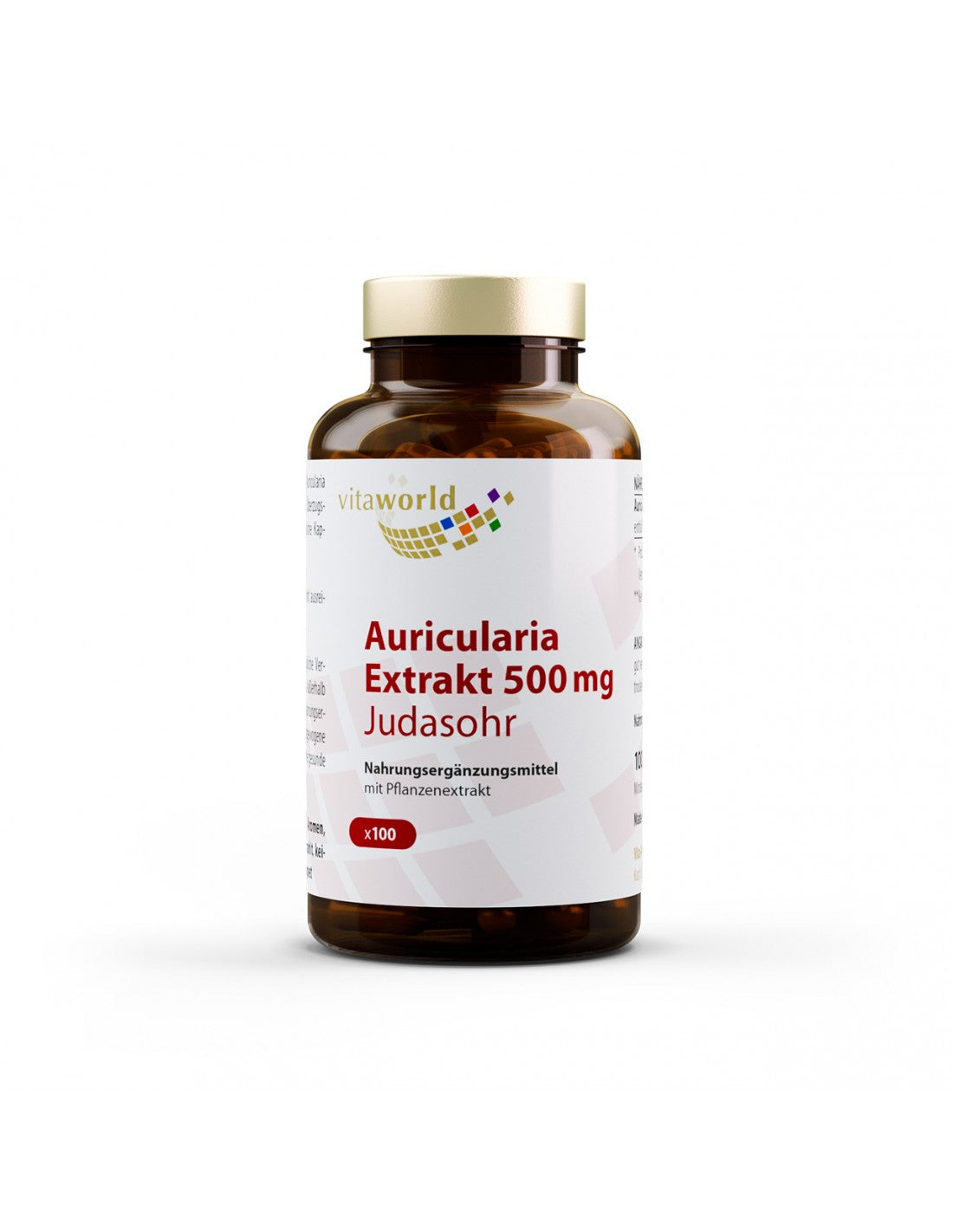 Auricularia (Judasohr) Extrakt / Auricularia (Judasohr) 500 mg, 100 капсули