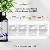 BCAA (2:1:1) с витамини B6 и B12 - 180 Vcaps. <tc>Nutravita</tc>