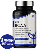 BCAA (2:1:1) с витамини B6 и B12 - 180 Vcaps. <tc>Nutravita</tc>