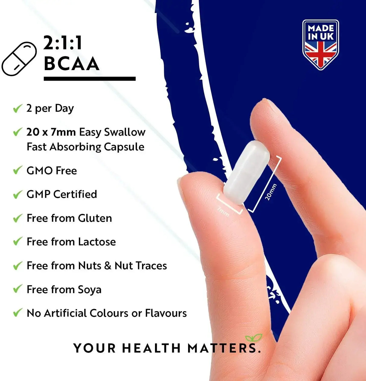 BCAA (2:1:1) с витамини B6 и B12 - 180 Vcaps. <tc>Nutravita</tc>